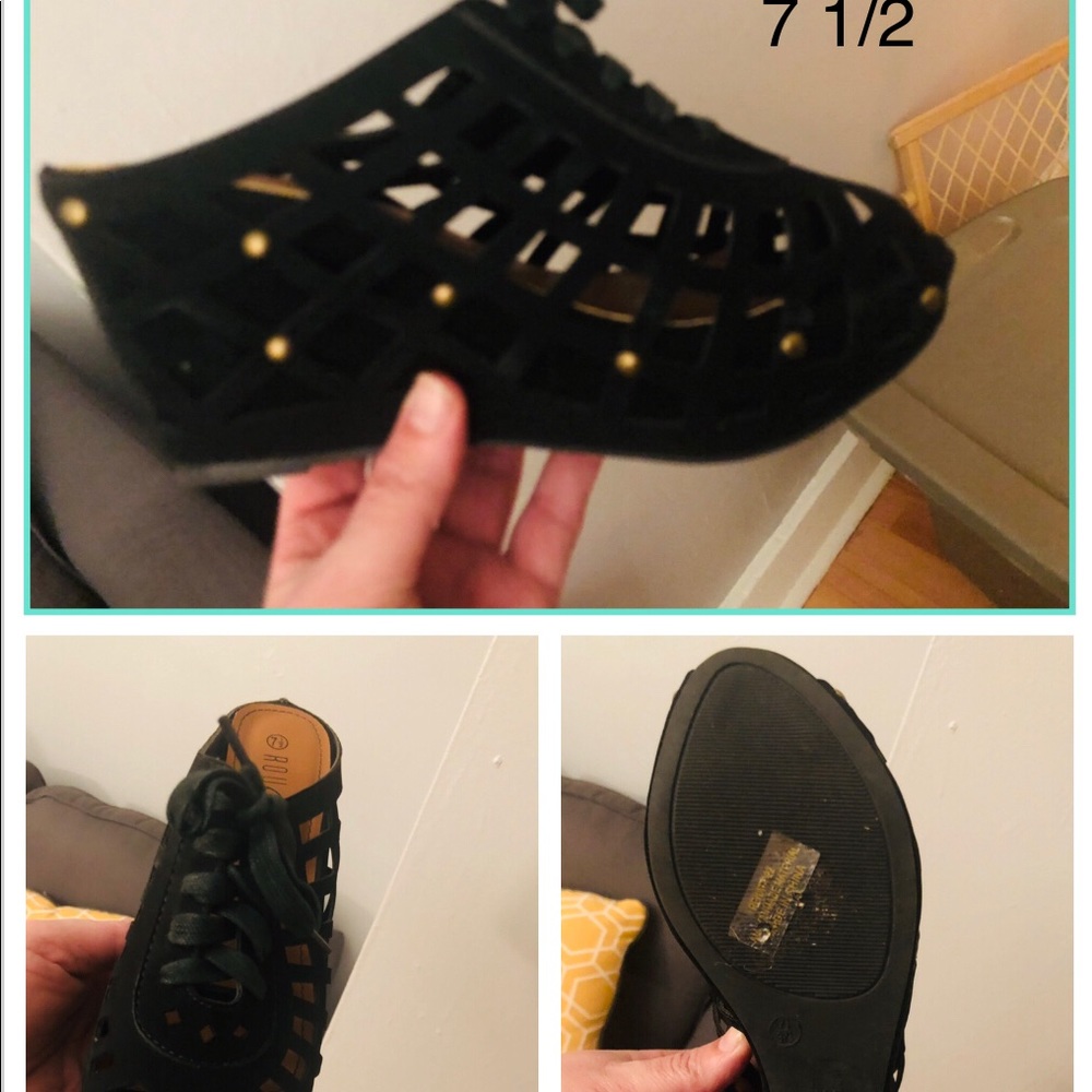 Black nice wedges